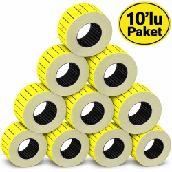 Bigpoint Fiyat Etiketi Sarı (10 lu Paket)