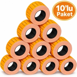 Bigpoint Fiyat Etiketi Turuncu (10 lu Paket)