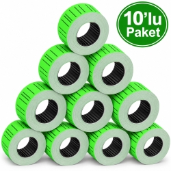 Bigpoint Fiyat Etiketi Yeşil (10 lu Paket)