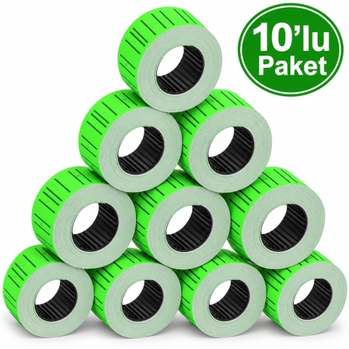 Bigpoint Fiyat Etiketi Yeşil (10 lu Paket) - 1