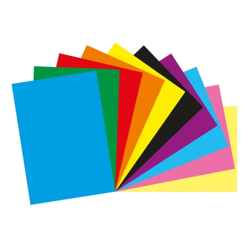 Bigpoint Fon Kartonu 35x50cm Karışık 10 Renk - 1