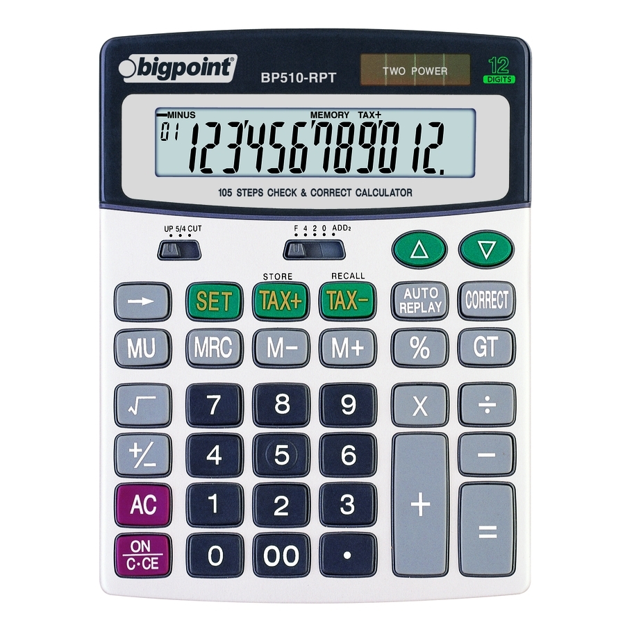 Bigpoint Hesap Makinesi 12 Haneli Profesyonel (bp510)