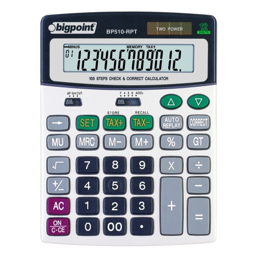 Bigpoint Hesap Makinesi 12 Haneli Profesyonel (BP510) - 1