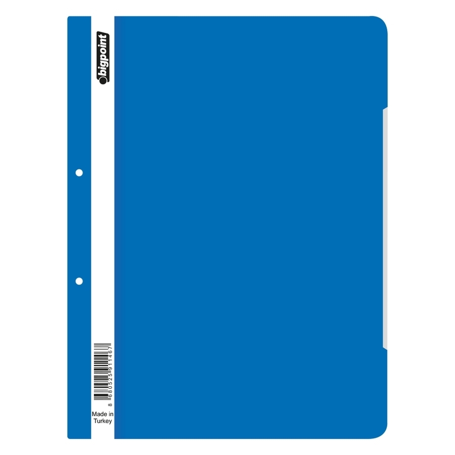 Bigpoint Plastik Mavi Bp295 Telli Dosya (50 Li Paket)