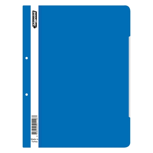 Bigpoint Plastik Mavi BP295 Telli Dosya (50 li Paket) - 1