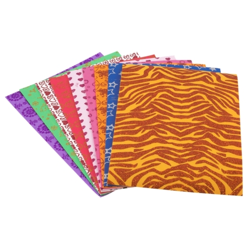 Bigpoint Simli Baskılı Eva 20x30cm Karışık 10 lu Paket - 1