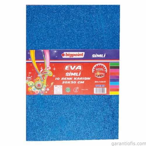 Bigpoint Simli Eva 35x50cm Karışık 10 Renk - 1