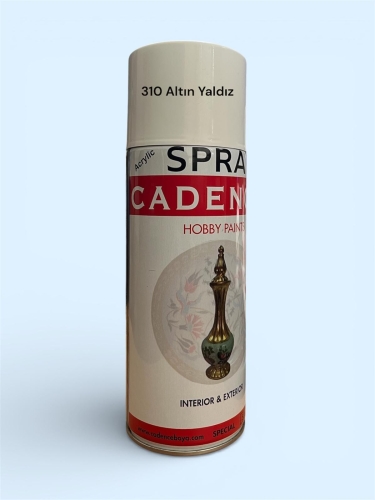 Cadence 310 Altın Parlak Sprey Vernik 400ml Sprey Boya - 1