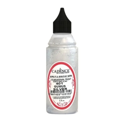 Cadence 401 Gümüş Boyutlu Boncuk Boya (Metalik - 50 ml)