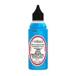 Cadence 405 Koyu Mavi Boyutlu Boncuk Boya (Metalik - 50 ml)