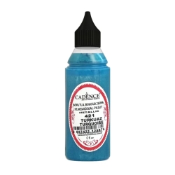 Cadence 421 Turkuaz Boyutlu Boncuk Boya (Metalik - 50 ml)