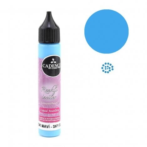 Cadence 558 Gök Mavi Opak İnci Boya (25 ml) - 1