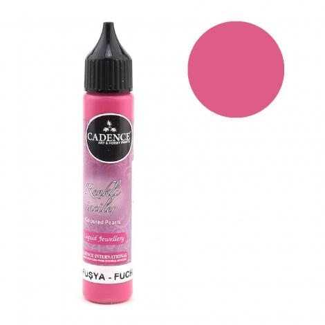 Cadence 563 Fuşya Opak İnci Boya (25 ml) - 1