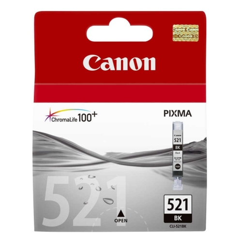 CANON 2933B004 CLI-521BK IP3600/ IP4600/ MP540/MP62 SIYAH - 1