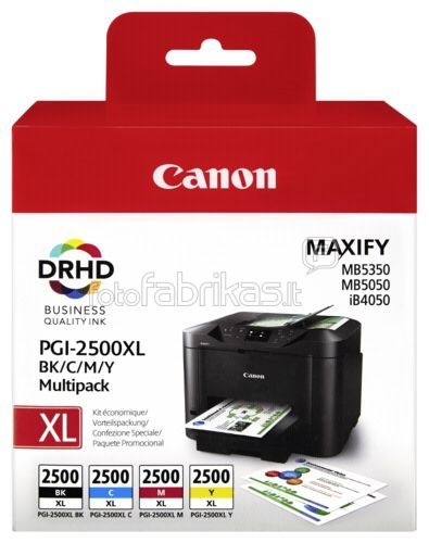 CANON 9254B004 PGI-2500XL C/M/Y/BK MULTIPACK KARTUS - 1