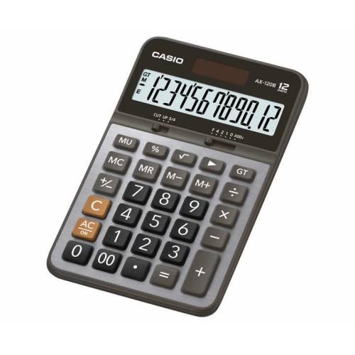 Casio Ax-120b Hesap Makinesi Pratik Masaüstü (12 Haneli)