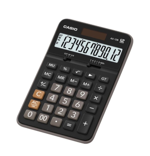 Casio AX-12B Hesap Makinesi Pratik Masaüstü (12 Haneli) - 1