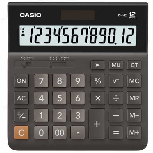 Casio DH-12 Geniş Ekranlı Masaüstü Hesap Makinesi (12 Haneli) - 2
