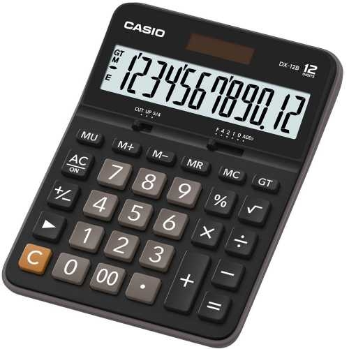 Casio DX-12B Masaüstü Hesap Makinesi (12 Haneli) - 1