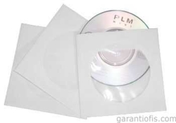 Cd & Dvd Zarfı Pencereli Beyaz 110gr (50 li Paket) - 2