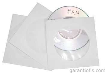 Cd & Dvd Zarfı Pencereli Beyaz 110gr (50 li Paket) - 2