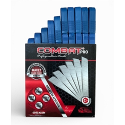 Combat Pro Maket Bıçağı 7 Kırımlı Falçata Ağzı Yedeği Geniş Kesim 0.50X18mm 100 Adet