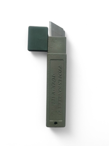 Combat Geniş Kesim Maket Bıçağı 7 Kırımlı Falçata Ağzı Yedeği 0.5X18MM 100 Adet - 5