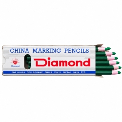 Diamond İpli Yeşil Asetat İşaretleme Kalemi (12 li Paket)