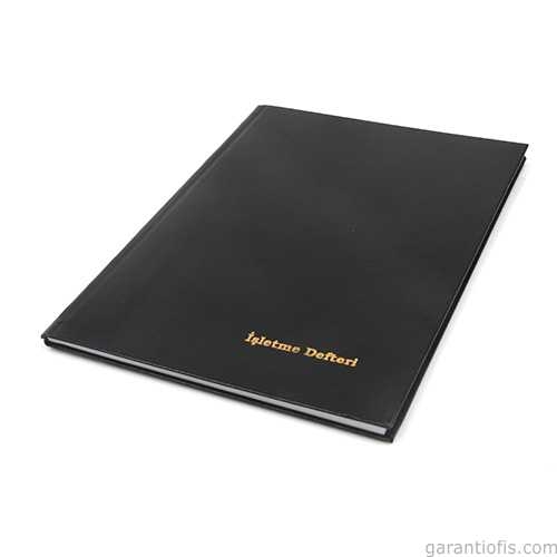 Dilman Ciltli İşletme Defteri (96 Yaprak) - 1