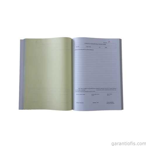 Dilman İş Sağlığı ve Güvenliğine İlişkin Tespit ve Öneri Defteri (Karton Kapak -  Numaralı) - 1