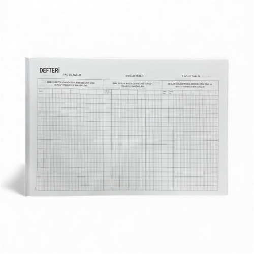 Dilman Karton Kapak İmalat Defteri (40 Yaprak) - 3