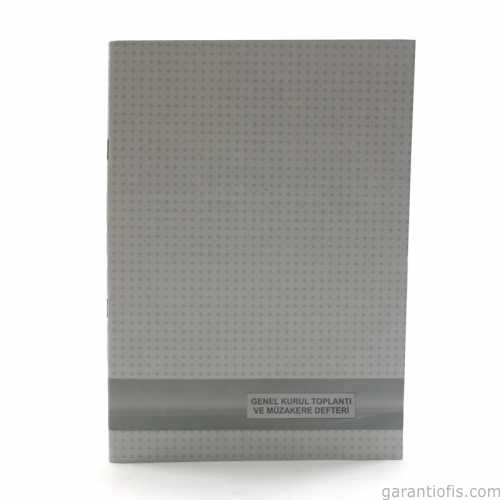 Dilman Numaralı Genel Kurul Toplantı ve Müzakere Defteri (40 Yaprak) - 1
