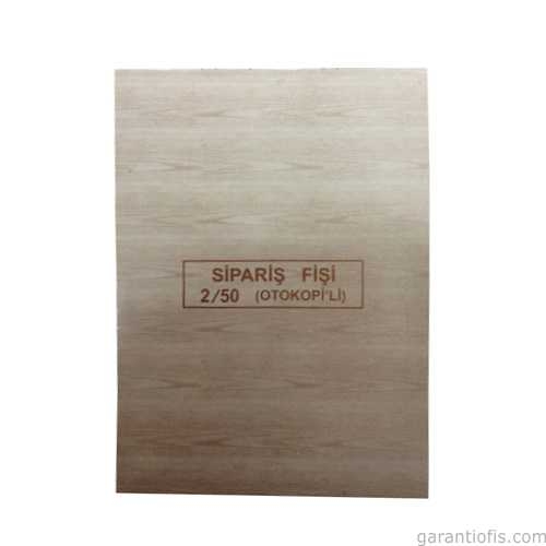 Dilman Otokopili Sipariş Fişi (2/50 - 3 Nüsha) - 1