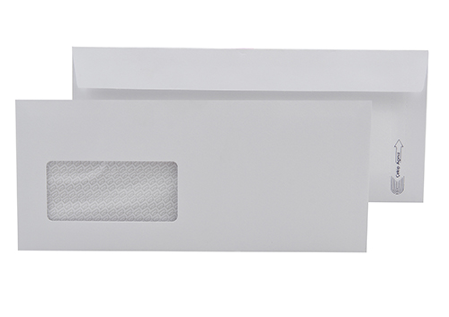 Diplomat Fatura Zarfı Pencereli Beyaz 110gr (50 li Paket) - 1