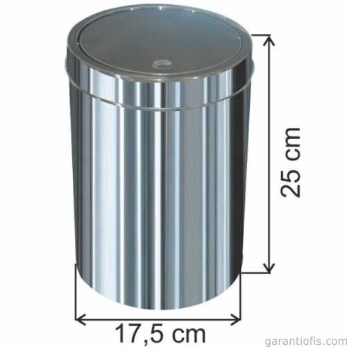 Dokunmatik 1320 Model Çöp Kovası (5 Litre-İtme Kapaklı) - 1