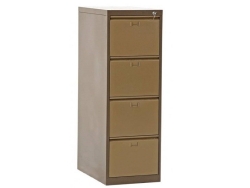 Dört Çekmeceli Çif Renk Metal Kartoteks Askılı Dosya Dolabı 