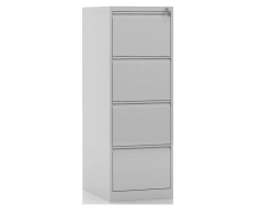 Dört Çekmeceli Metal Kartoteks Askılı Dosya Dolabı Gri - 4