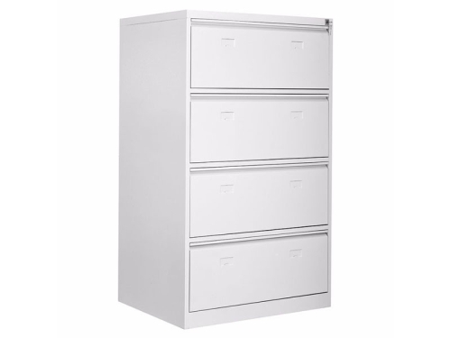 Dört Geniş Çekmeceli Metal Kartoteks Askılı Dosya Dolabı 84*62*133h - 1