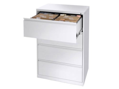 Dört Geniş Çekmeceli Metal Kartoteks Askılı Dosya Dolabı 84*62*133h - 2