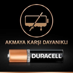 Duracell Alkalin AAA İnce Kalem Pil 4 lü Paket - 4