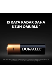 Duracell Alkalin AAA ince Kalem Piller, 1.5V LR03 03 2032 20 Li Paket - 4