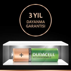 Duracell Şarj Edilebilir AA Kalem Pil 2 li Paket (1300 mAh) - Thumbnail