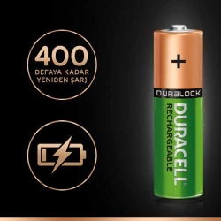 Duracell Şarj Edilebilir AA Kalem Pil 2 li Paket (1300 mAh) - 2