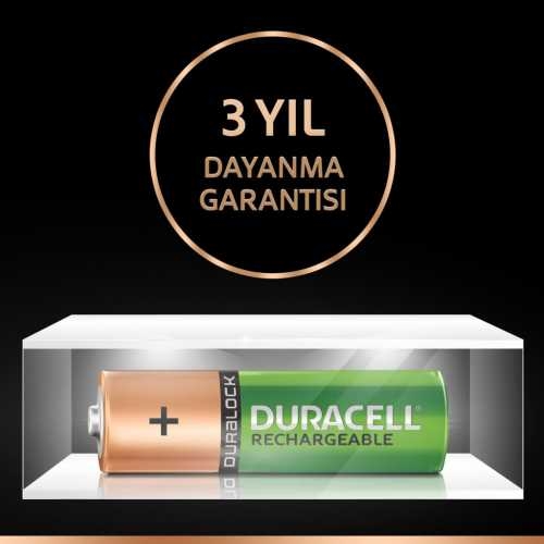Duracell Şarj Edilebilir AA Kalem Pil 2 li Paket (1300 mAh) - 3