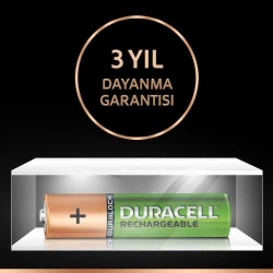 Duracell Şarj Edilebilir AAA İnce Kalem Pil 2 li Paket (750 mAh) - 3