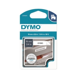 DYMO 16960 Siyah/Beyaz Yüksek Performans PermanentPoly (19 mm x 5,5 mt) 