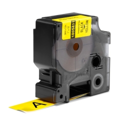 DYMO 1805431 RhinoPRO Renkli Vinil Şerit 24 mmx5.5m Sarı/Siyah - 2