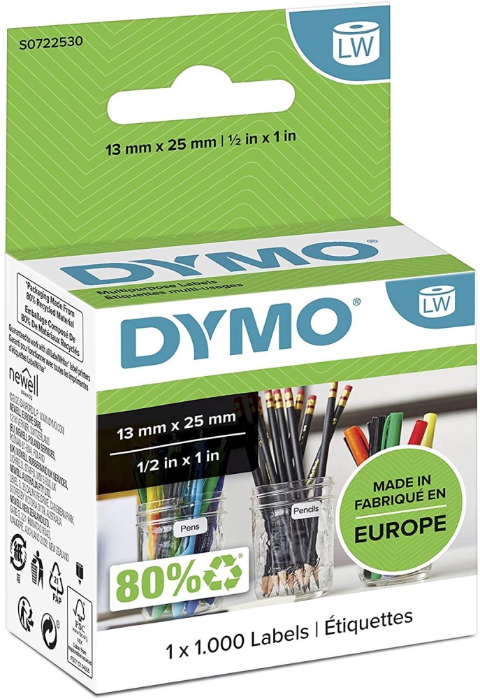DYMO 13x25mm LabelWriter Çok Amaçlı Etiket (11353)