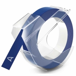 DYMO 3D Kabartma Şerit 9mm x 3mt Mavi 