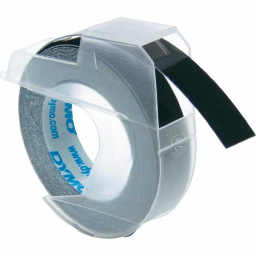 DYMO 3D Kabartma Şerit Siyah 9mm x 3mt - 1